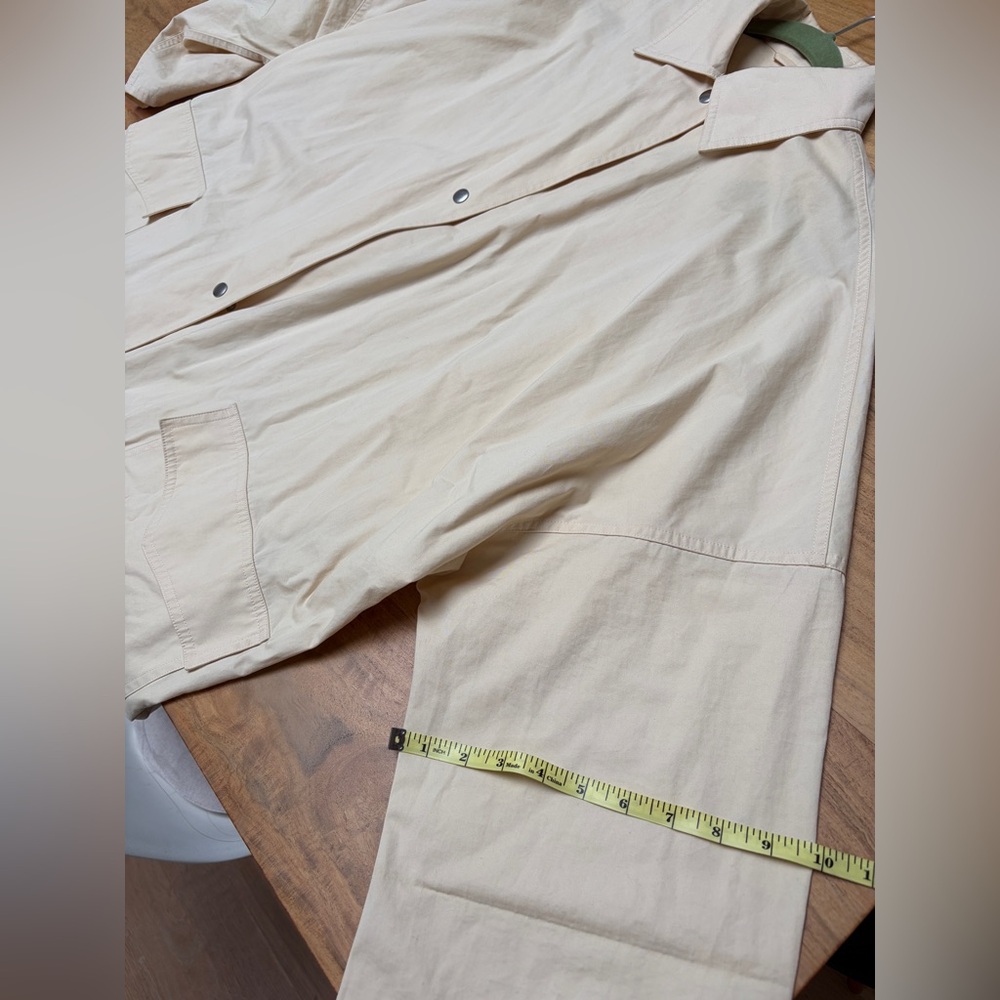 Toteme Cream Overshirt Washed Cotton - Picture 10 of 12